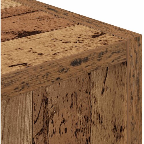  Noćni ormarić s ladicama 2 pcs Staro drvo 30,5 x 27 x 59,5 cm Slike