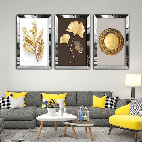 Wallity dekorativna slika Huhu403, 50x70cm, 3 dela Slike