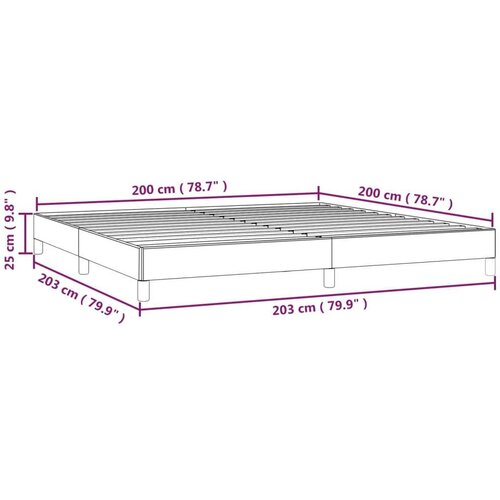 vidaXL Posteljni okvir roza 200x200 cm žamet Cene