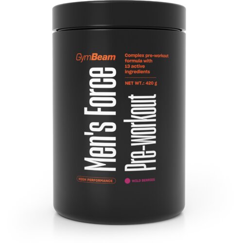 GymBeam Men‘s Force Pre-Workout 420 g šumsko voće Cene
