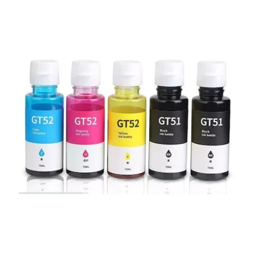  Črnilo za 2 x GT51 BK xl, HP GT52C, GT52M, GT52Y komplet črnil Cene