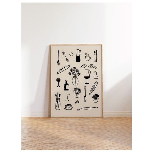 WALLXPERT Dekorativna slika u okviru 50 x 70 cm Cene