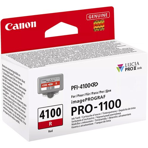 Canon Črnilo PFI-4100 (6785C001) (rdeča), original Cene