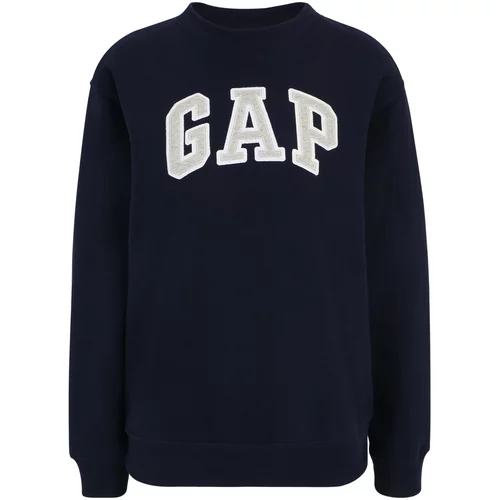 Gap Tall Sweater majica 'HERITAGE' mornarsko plava / siva melange / bijela