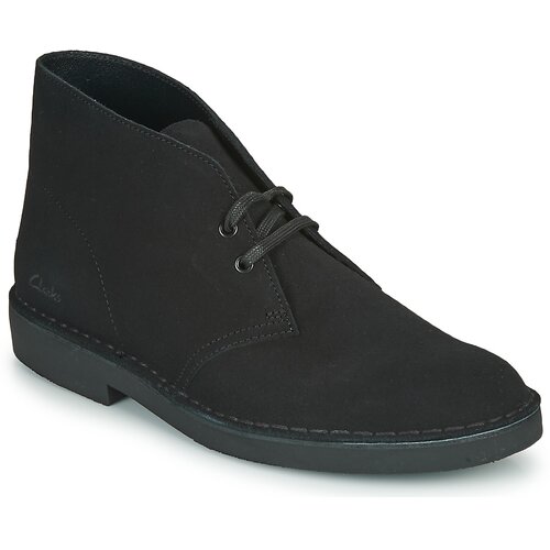 Clarks Pol&scaron;kornji DESERT BOOT 2 Črna Cene