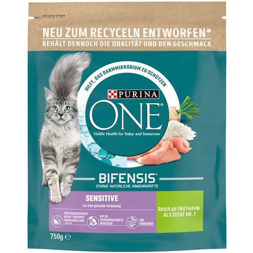 Purina ONE Sensitive - Varčno pakiranje: 3 x 750 g