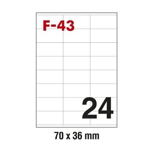  NALJEPNICA 70 x 36 FORNAX F-43 ,100/1 Cijene