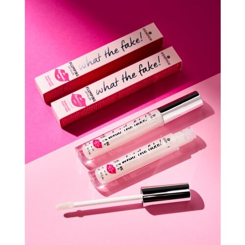 Essence What The Fake! Plumping Lip Filler sijaj za večji volumen ustnic 4,2 ml odtenek 01 Oh my plump! Slike