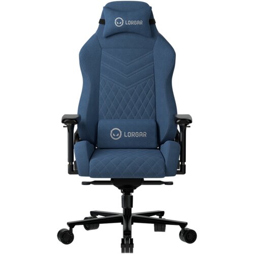 Lorgar Ace 422, Gaming chair, Anti-stain durable fabric, 1.8 mm metal frame, multiblock mechanism, 4D armrests, 5 Star aluminium base, Class-4 gas lift, 75mm PU casters, Blue Cene
