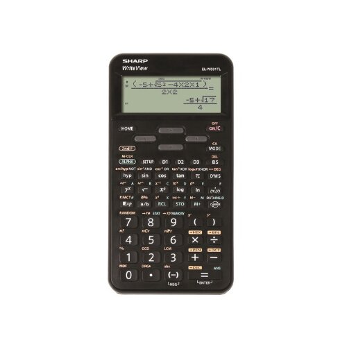 Sharp Kalkulator tehnički 16mesta 420 funkcija el-w531tlb-bk crni blister Slike