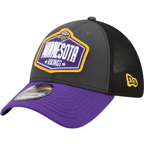 New Era Minnesota Vikings 39THIRTY Trucker 2021 NFL Official Draft kapa Cene