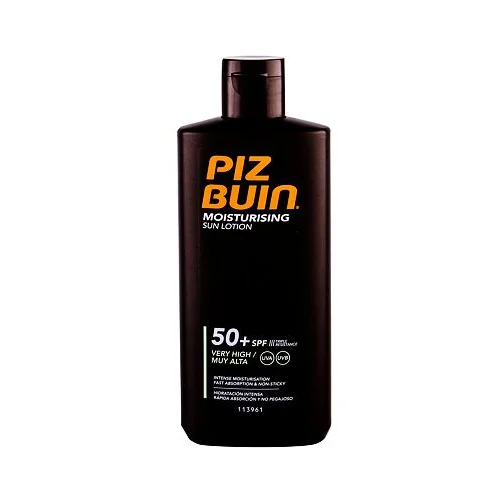 Piz Buin Moisturising Sun Lotion SPF50+ mleko za sončenje z vlažilnim učinkom 200 ml