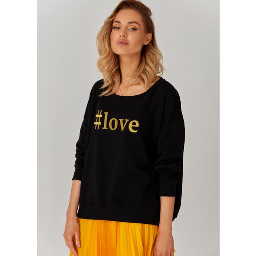 Kolorli Woman's Sweatshirt #Love Slike