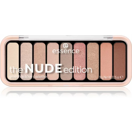 Essence The Nude Edition paleta sjenila za oči 10 g nijansa 10 Pretty In Nude