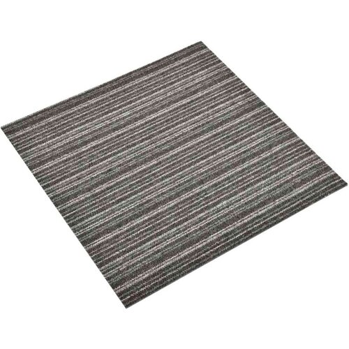  Tepih 20 pcs Prugasta antracit 50 x 50 cm 100% Polipropilen - Prugasta antracit Cene