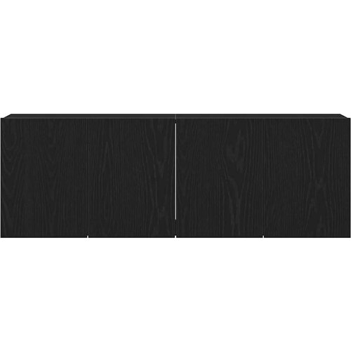 VidaXL TV ormarići 2 kom. crni hrast 120x30x41 cm inženjerski drvo Slike