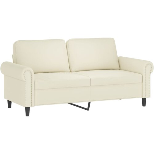  3-dijelni set sofa s jastucima krem bar&amp;scaron;unasti Slike