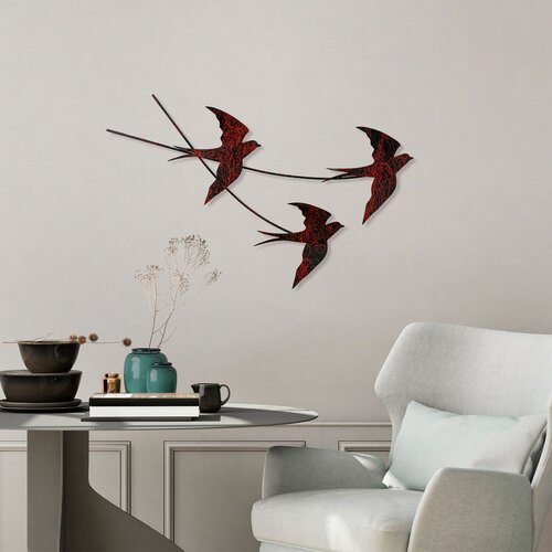 Wallity zidna dekoracija Wallow, 42x70cm, Crna Slike