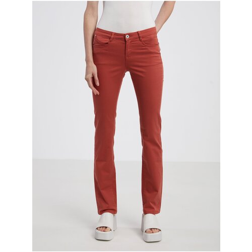 Camaieu Brick Women Flared fit pants - Women Slike