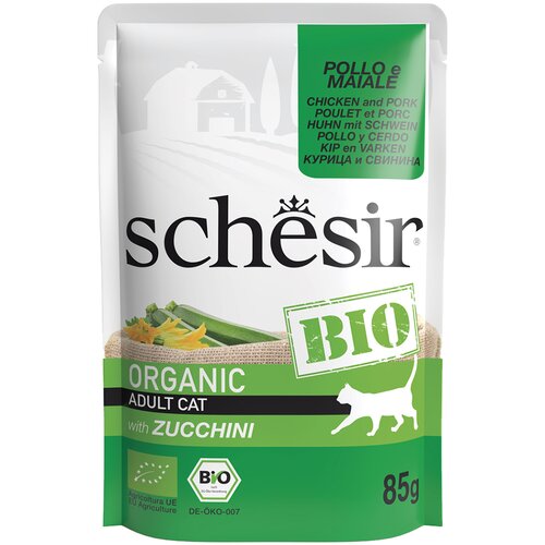 Schesir Bio Pouch 6 x 85 g - Bio piletina i bio svinjetina Cijene