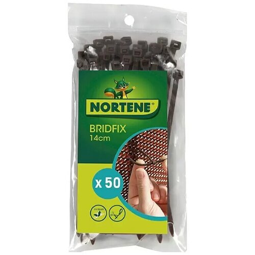 Nortene Vezice Bridfix (PVC, rjave, 50 kos) Cene