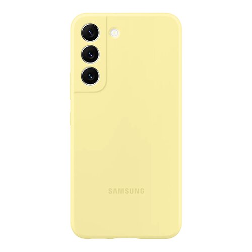 Samsung Silikonski etui za Galaxy S22, rumen Cene