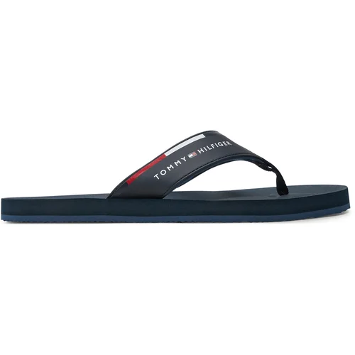 Tommy Hilfiger Japonke Comfort Hilfiger Beach Sandal FM0FM05096 Mornarsko modra