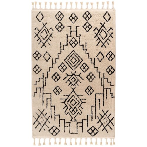 Kayoom PREPROGA Z VISOKIM FLOROM 160/230 cm bela Cene