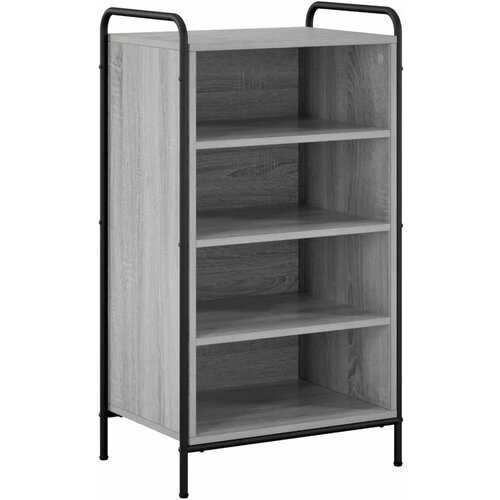  Ormar za cipele 51 x 36 5 x 93 cm Konstruirano drvo Siva Sonoma - Siva Sonoma 51 x 36 5 x 93 cm 4 police bez vrata Slike