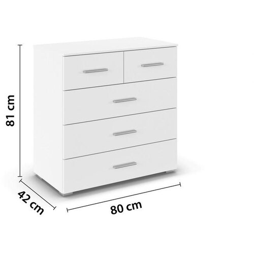 Home24 KOMODA, bela Slike