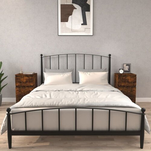  Noćni ormarići 2 kom boja dimljenog hrasta 40x35x70 cm Cijene
