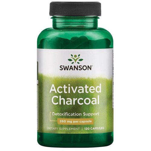 Swanson Aktivni ugljen 260 mg (120 kapsula) Cijene