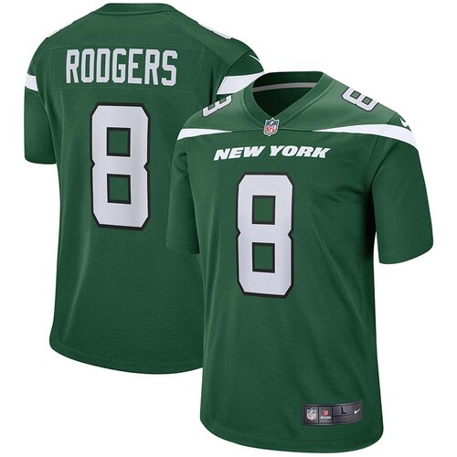 Nike Aaron Rodgers 8 New York Jets Home Game dres Cene