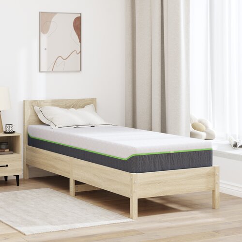 vidaXL Madraci Bijela, siva 80 x 200 cm 100% poliester žakard tkanina Cene