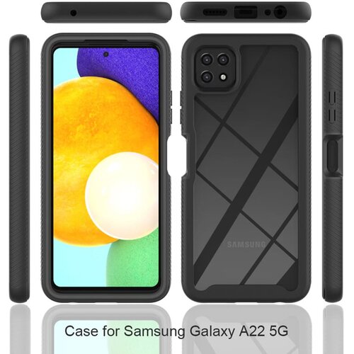 Techsuit Defense360 Pro + Za&amp;scaron;tita ekrana - Samsung Galaxy A22 5G - crna Slike