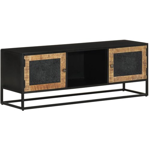 The Living Store TV omarica 110x30x40 cm trden mangov les in železo - TV Omarica, (21375076) Cene
