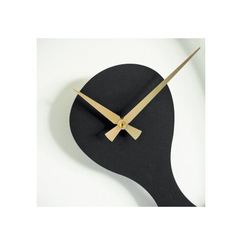 Wallxpert Zidni sat Amorph APS104, 44 x 45 cm, Crni Slike