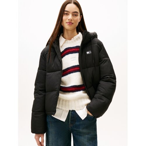 Tommy Jeans Zimska jakna crna Slike