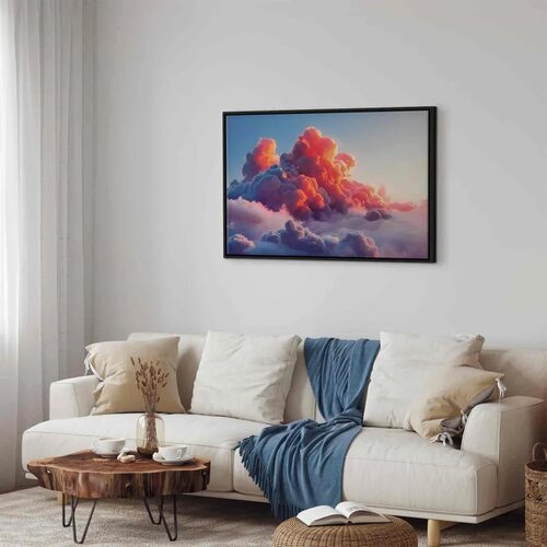  Slika - Twilight Spectacle: Clouds in Shades of Pink and Violet 90x60 Cene