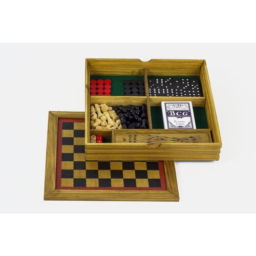 Professor Puzzle Drvena igra 6 u 1 Slike