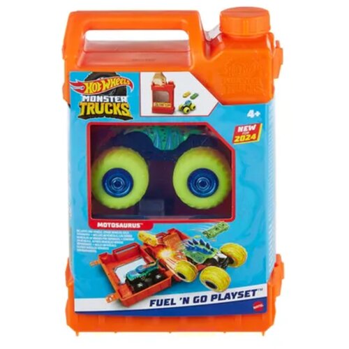Hot_Wheels Hot Wheels Monster Trucks: Igraći set s benzinskom kantom - Slike
