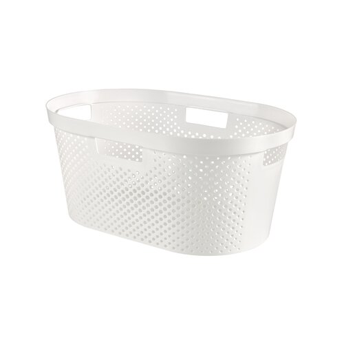 Curver KOŠARA ZA PERILO INFINITY, 39L BELE BARVE 59X39X27 CM Cene