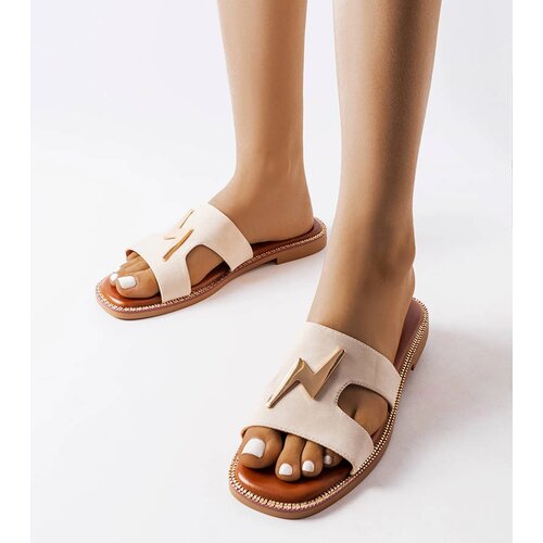 Gemre Beige flat sandals Leyra Cijene