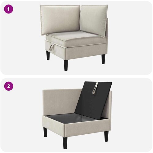  Kauč u kutu s ladicom Zobena Bar&amp;scaron;un - Zobena Kutna sofa Slike