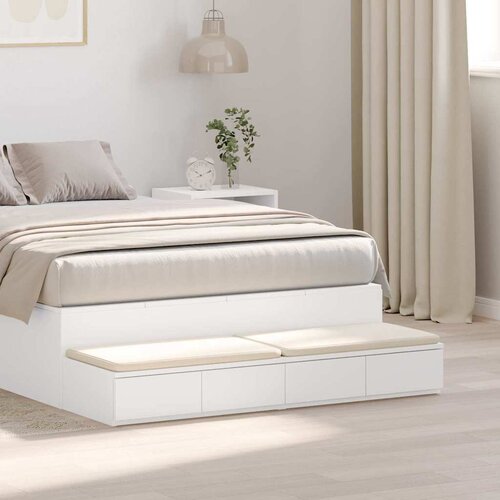  Ladice za krevet Bijelo 120 x 36,5 x 16,5 cm Konstruirano drvo Cijene