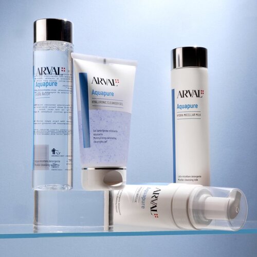 Arval Aquapure Hyaluronic cleanser gel blagi eksfolijacijski gel za savr&amp;scaron;eno či&amp;scaron;ćenje lica 150 ml Slike