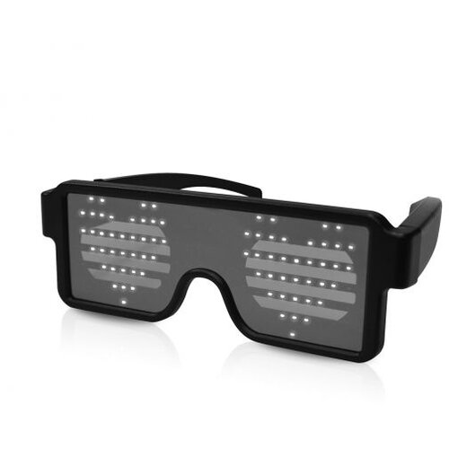 Manta iDance Party naočale, 8 LED načina uzorka, roze Slike