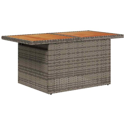 vidaXL Vrtna sedežna garnitura s shranjevanjem 6 pcs Siva Poly ratan, (5000142923) Cene