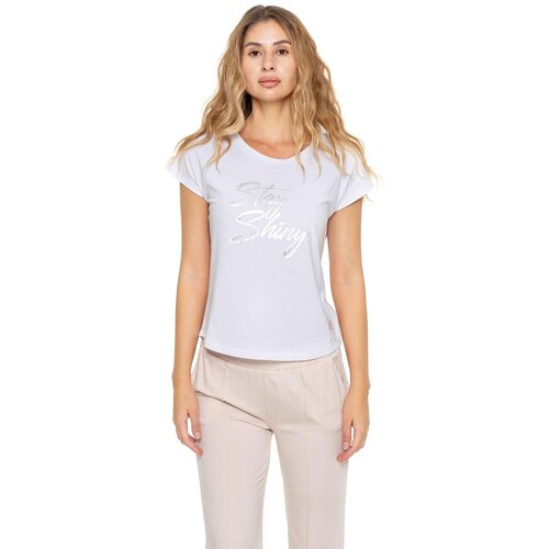Leone 1947 Majice & Polo majice Woman T-Shirt Short Sleeves Classy Bela Cene