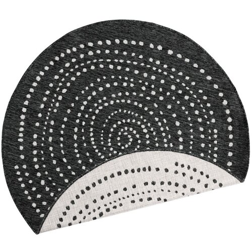 NORTHRUGS crni vanjski tepih Bali, &amp;oslash; 140 cm Slike